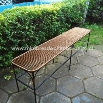 Banqueta de mimbre Renata