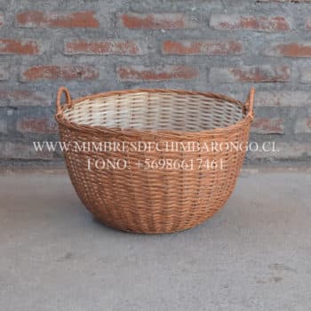 Canasta de Mimbre Ovalada 50x32 cms