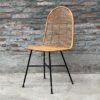 SILLA DE MIMBRE HUEVO