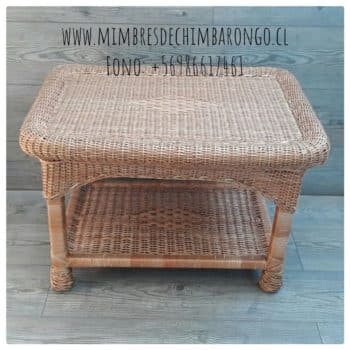 MESA DE CENTRO DE MIMBRE RUPANCO