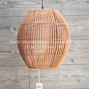 Lámpara de Mimbre Barrica