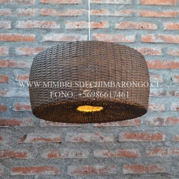 Lámpara de mimbre Rolando