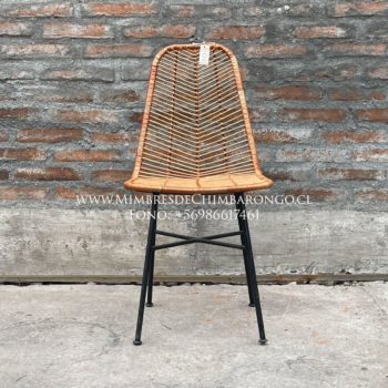 Alternative view of SILLA DE MIMBRE FLECHA COCIDO