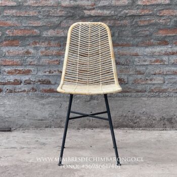 Alternative view of SILLA DE MIMBRE FLECHA NATURAL