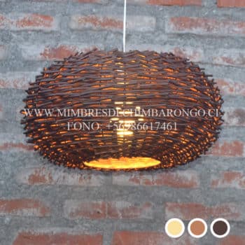 Lámpara de Mimbre Erizo 40x20 cms
