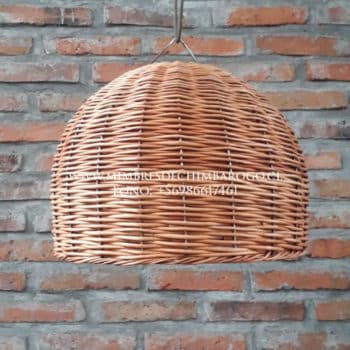 Alternative view of Lámpara de mimbre Martina