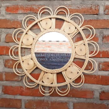 Espejo de Mimbre 43cm