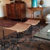 Banqueta de mimbre Luisa