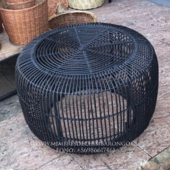 Mesa de Mimbre empalizada