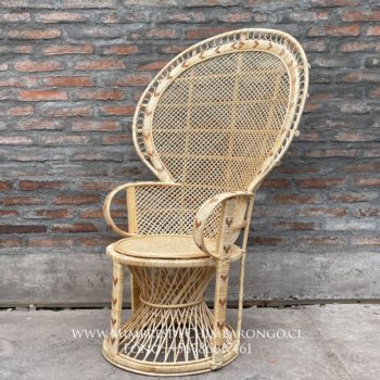 Alternative view of SILLÓN JULIO IGLESIAS MIMBRE ENREJADO