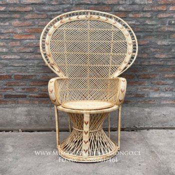 SILLÓN JULIO IGLESIAS MIMBRE ENREJADO