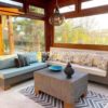 Living de mimbre premium