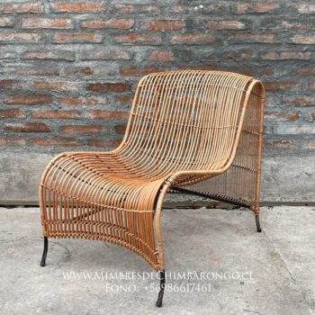 Sillón de mimbre Ana