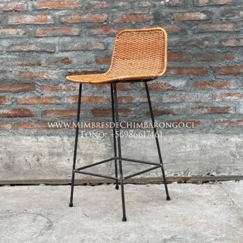 TABURETE TEJIDO- RESPALDO BAJO- COCIDO