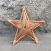 Estrella de mimbre 15cm