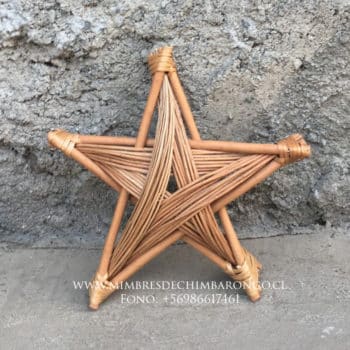 Estrella de mimbre 26cm