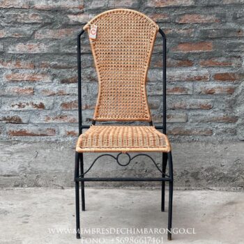 Alternative view of SILLA DE MIMBRE PREMIUM TEJIDO DOBLE
