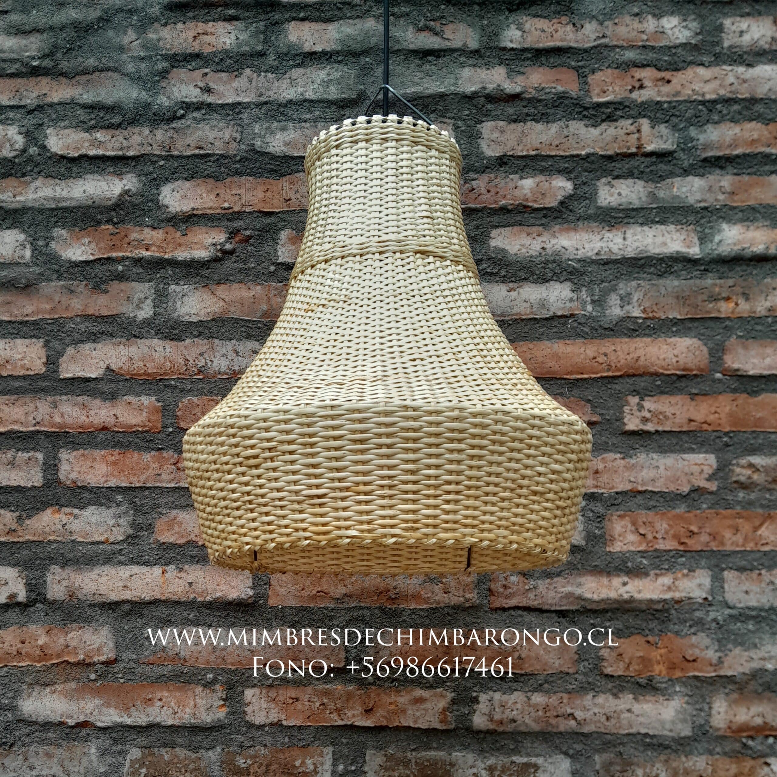 LÁMPARA DE MIMBRE NATURAL SOFÍA