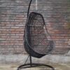 Sillón Colgante Negro- Con pedestal