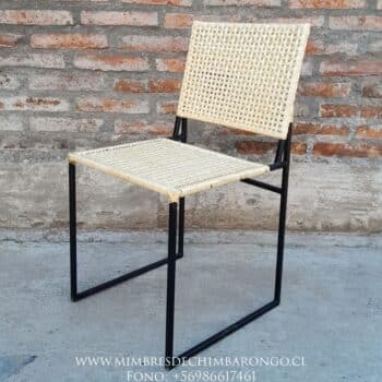 SILLA DE MIMBRE TEJIDO ESPECIAL